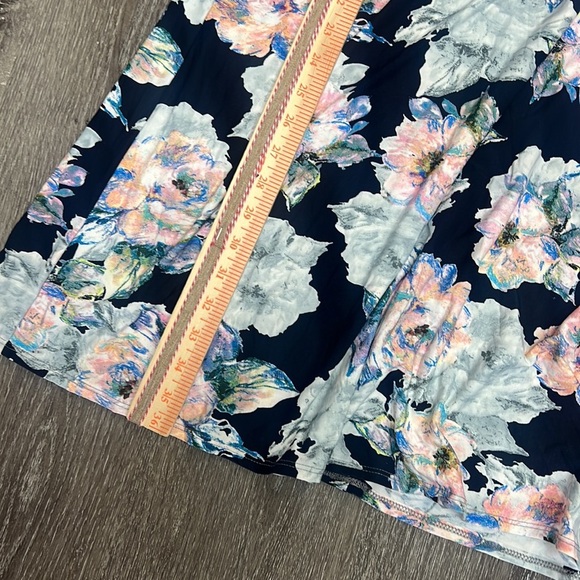 NWT Karen Kane multicolor floral long sleeve A line dress size 3X - Picture 10 of 10